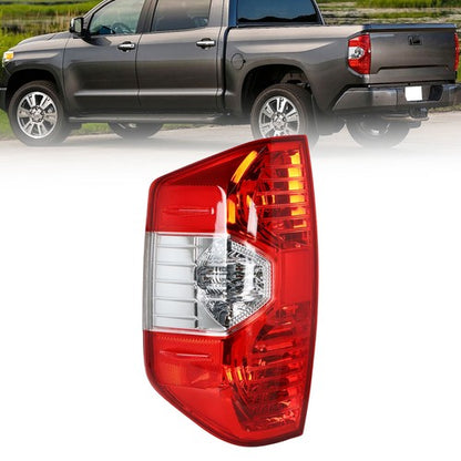 Solid Spare Red Tail Lights Fit For 2014-2020 Toyota Tundra Lamps Left/Driver Halogen Rear
