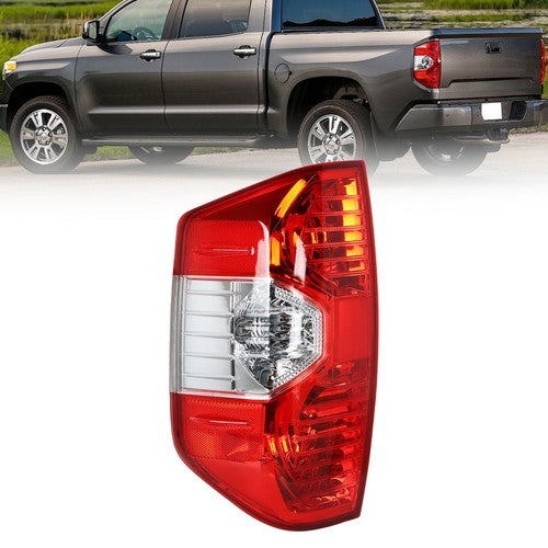 Solid Spare Red Tail Lights Fit For 2014-2020 Toyota Tundra Lamps Left/Driver Halogen Rear