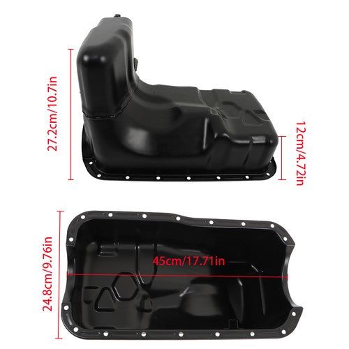 Solid Spare NSP25A Automotive Oil Pan For 99-04 Nissan Frontier/00-04 Xterra 3.3L V6 264-515