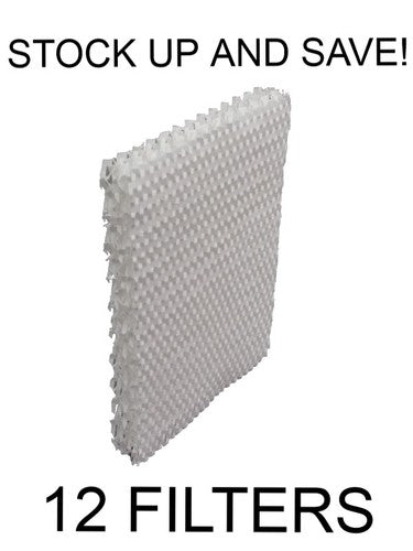 Solid Spare Humidifier Filter for Bionaire BWF100 (12-Pack)
