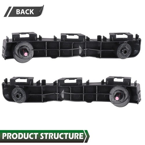 Solid Spare Fit For 2013-2018 Toyota Avalon Front Bumper Retainer Bracket Left+Right Pair