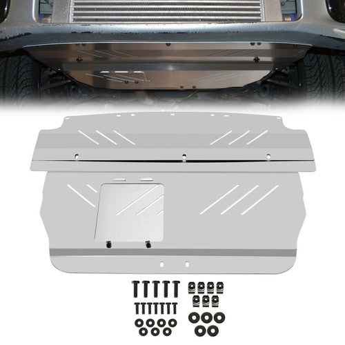 Solid Spare Aluminum Engine Splash Shield Under Tray Skid Plate for Subaru WRX STI 2004-2007