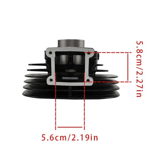 Solid Spare Piston Cylinder Crank Motor Gasket Seal Kit For Yamaha Blaster 200 66mm 88-06