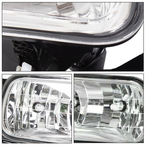 Solid Spare FOR 09-12 18 Dodge Ram 1500 2500 3500 Bumper Fog Lights Driving Lamps w/Bracket