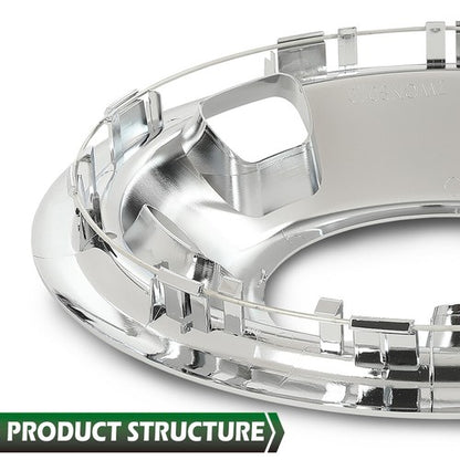 Solid Spare Fit For 03-18 DODGE RAM 3500 17" Dually Wheel Simulators Dual Skins Liner