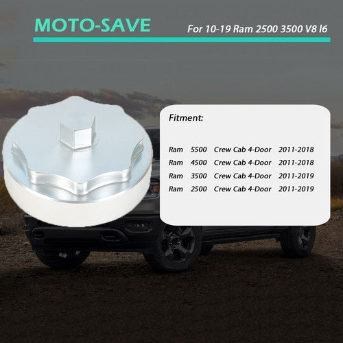 Solid Spare 68065612AA Fuel Filter Housing Cover Cap For 10-19 Ram 2500 3500 V8 l6