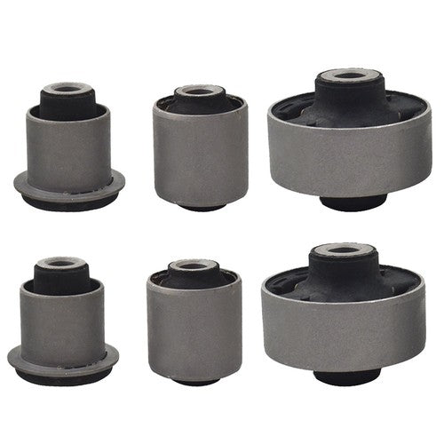 Solid Spare Fit For 04-08 Honda Accord Front Lower Control Arm Inner & Outer Bushing Kit 6Pc