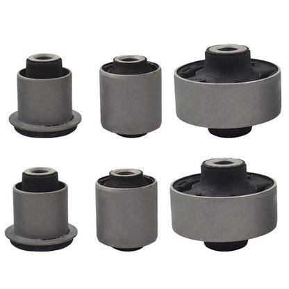 Solid Spare Fit For 04-08 Honda Accord Front Lower Control Arm Inner & Outer Bushing Kit 6Pc