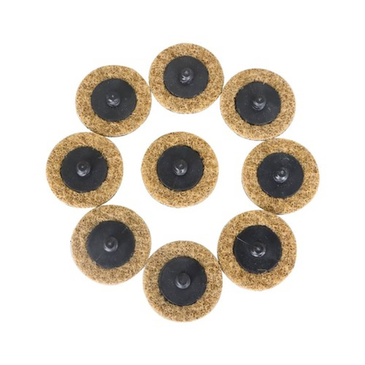 Solid Spare Coarse Surface Conditioning Discs Roll Lock Die Grinder Sanding Pads 50x 2 inch