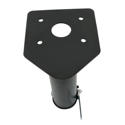 Solid Spare Wheel Adapter Hitch to Gooseneck Fifth (5th) Adjustable Forward Offset 12"-17"