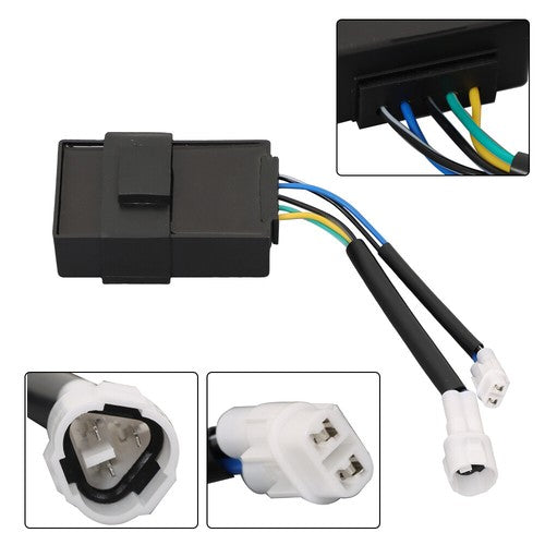 Solid Spare For 1988-2004 Kawasaki Bayou 300 KLF300B Ignition Coil CDI Spark Plug Kit