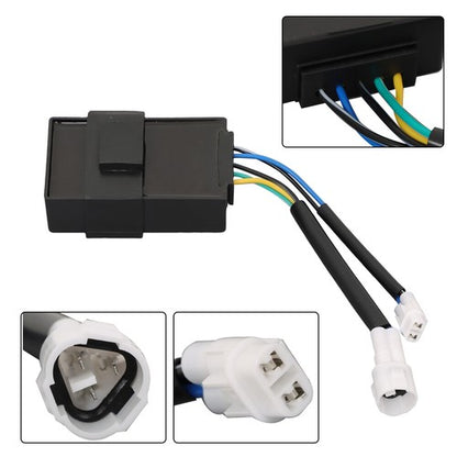 Solid Spare For 1988-2004 Kawasaki Bayou 300 KLF300B Ignition Coil CDI Spark Plug Kit