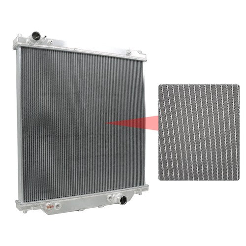 Solid Spare 3 Row Aluminum Radiator For 2003-05 06 07 Ford F-250 F-350 F450 6.0L Powerstroke