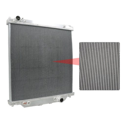 Solid Spare 3 Row Aluminum Radiator For 2003-05 06 07 Ford F-250 F-350 F450 6.0L Powerstroke