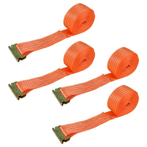 Solid Spare 4-Pack 15' E-Track Ratchet Tie Down Strap Trailer Enclosed Cargo Van NEW