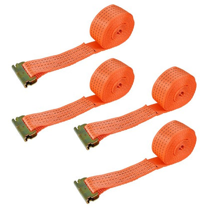 Solid Spare 4-Pack 15' E-Track Ratchet Tie Down Strap Trailer Enclosed Cargo Van NEW