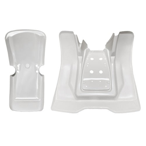 Solid Spare ABS Plastic White Front + Rear Fender For 1983 1984 1985 Honda ATC200X 3-Wheeler