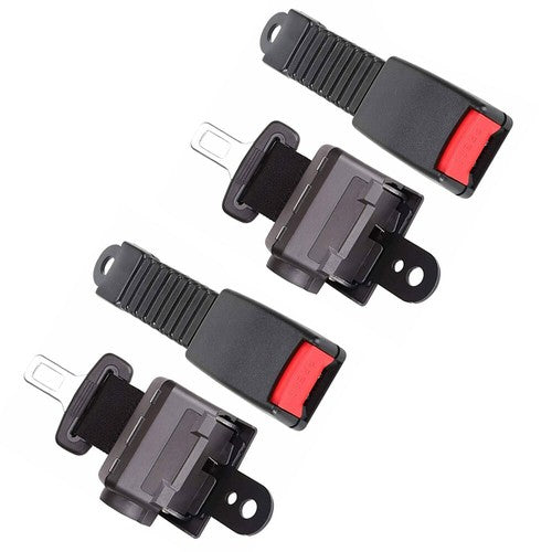 Solid Spare 2 PCS Golf Cart Black Seat belts with buckles For EZGO Yamaha Club Car Universal