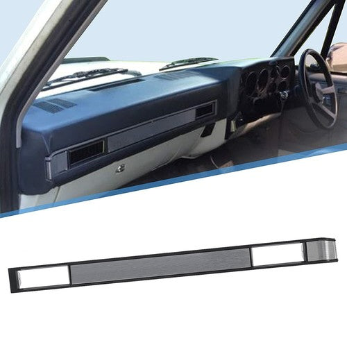 Solid Spare For 1981-1991 Chevy Silverado Pickup Blazer Suburban Dash AC Vent Plate Brushed
