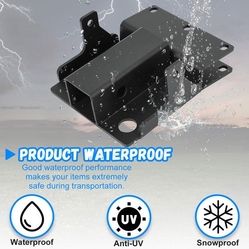 Solid Spare For 2" Receiver Kawasaki Mule 600/610/SX 07-23 Rear Trailer Hitch Mount Bracket