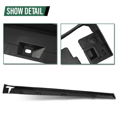 Solid Spare Fit For 2016-2021 Honda Civic LX EX SI Sedan Type-R Style Side Skirt Extension