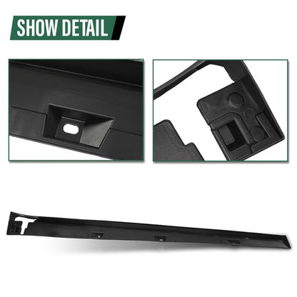 Solid Spare Fit For 2016-2021 Honda Civic LX EX SI Sedan Type-R Style Side Skirt Extension