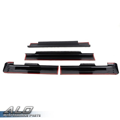 Solid Spare Rocker Panels Covers Fit For 99-06 Chevy Silverado/GMC Sierra Extended Cab 14068