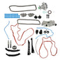 Solid Spare For 04-06 08 Ford Lincoln 5.4L Timing Chain & Pump+Cover Gasket+Phasers+Solenoid