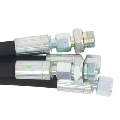 Solid Spare Robust Auger Motor with Hoses for 150mm 200mm 300mm Mini Digger Drill Bits