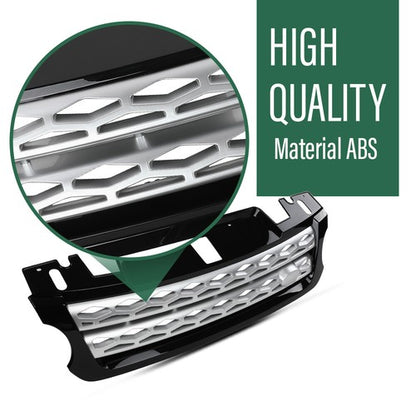 Solid Spare Fit For 2014-17 Range Rover Sport Front Hood Center Grille Grill LR054766