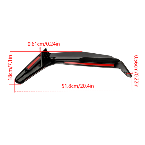 Solid Spare Motorcycle Retrofit Windshield 2018-2024 For Honda Golden Wing GL1800 New