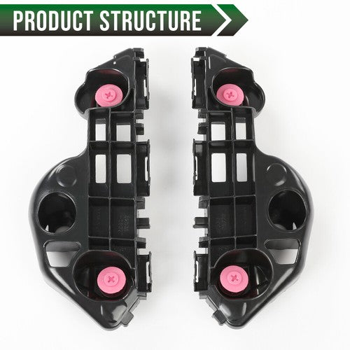 Solid Spare Front Bumper Bracket Retainer Left+Right Side Fit For 2018-2021 Toyota Camry