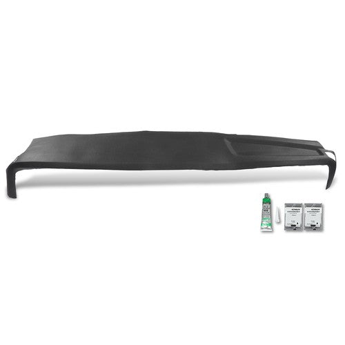 Solid Spare Fit For 02-05 Dodge Ram 1500 2500 3500 TPE Dash Cover Dash Board Overlay Black