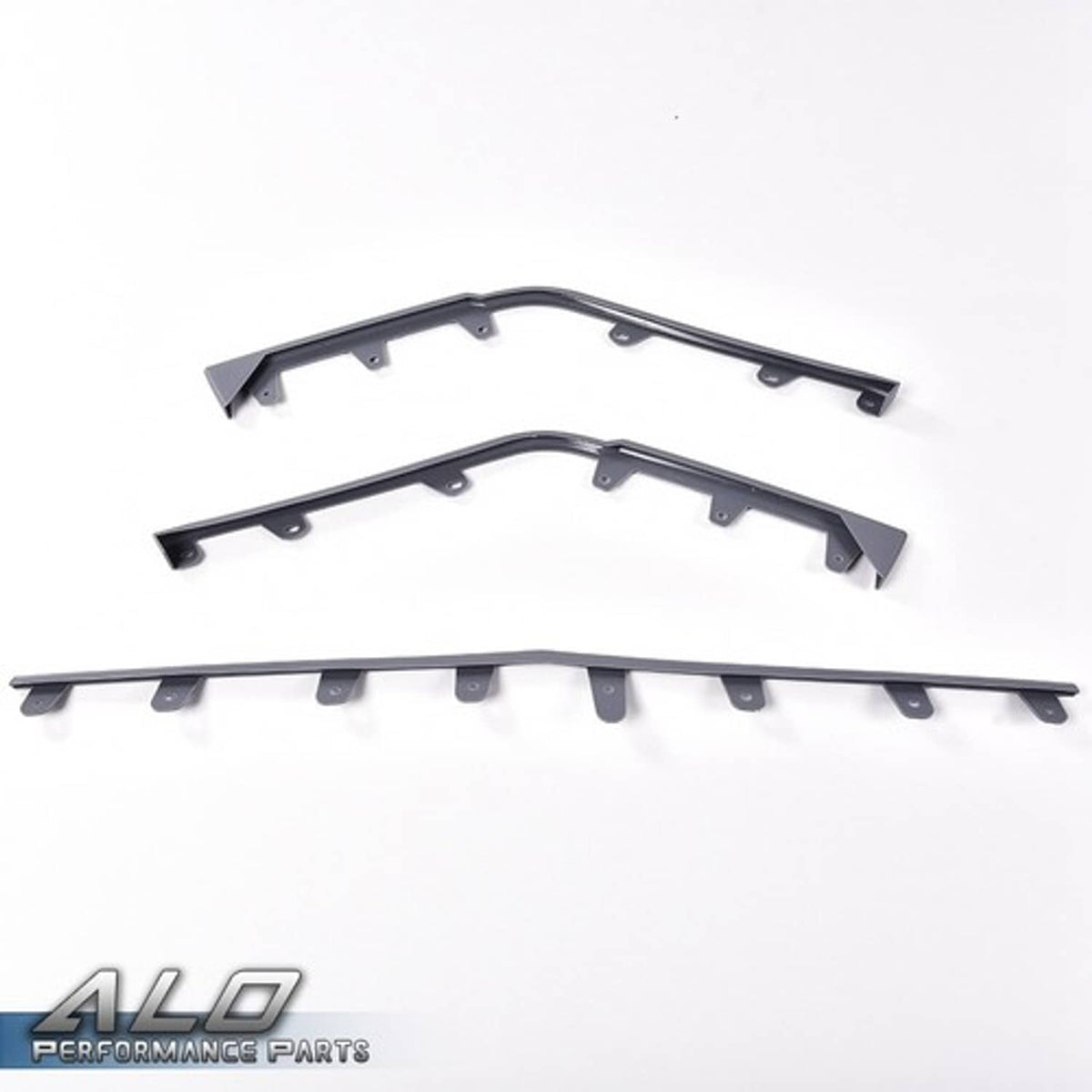 Solid Spare Bumper Trim Fit For 2009-2015 Cadillac CTS V Model Front Bumper Molding Kit Gray