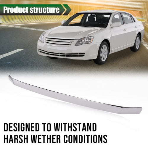 Solid Spare Hood Molding Fit For Toyota Avalon 2005-2010 Front Grille Chrome Trim 75770AC010