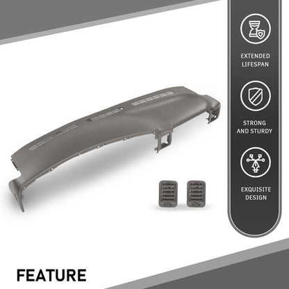 Solid Spare Dash Pad Dash Cap Panel Dashboard Fit For 1999-2006 Silverado Sierra Light Gray