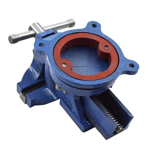 Solid Spare Base Table Top Clamp Heavy Duty 5" Bench Vise with Anvil Swivel Locking