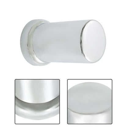 Solid Spare 33mm Lug Nut Covers Chrome Push On Style Plastic Tube Style For Truck 20 PCS