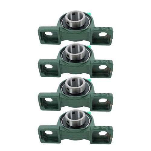 Solid Spare 4 Pcs UCP208-24 Pillow Block Bearing Solid Base 1-1/2" Bore Self-Aligning