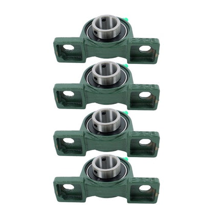 Solid Spare 4 Pcs UCP208-24 Pillow Block Bearing Solid Base 1-1/2" Bore Self-Aligning
