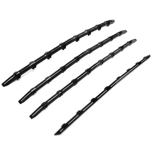 Solid Spare FOR 2019-2021 Chevy Silverado 1500 Black Grille insert Trim Grill overlay LT RST