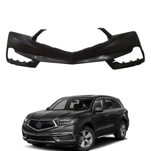 Solid Spare Fit For Acura MDX Plastic Primed Front Bumper Cover 2017 2018 2019 2020