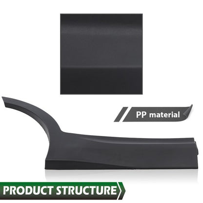 Solid Spare Fit For 13-18 Hyundai Santa Fe Sport Rear Right Door Lower Molding Door Garnish