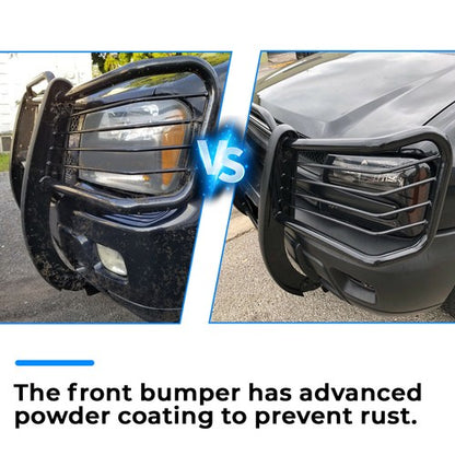 Solid Spare New Grille Grill Brush Guard Bumper For 02-09 Chevy Chevrolet Trailblazer / EXT