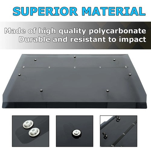 Solid Spare For 2014+ Can-Am Commander 800 / 1000/ 1000R Heavy Duty Smoke Tinted Roof