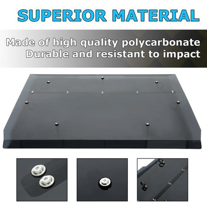 Solid Spare For 2014+ Can-Am Commander 800 / 1000/ 1000R Heavy Duty Smoke Tinted Roof
