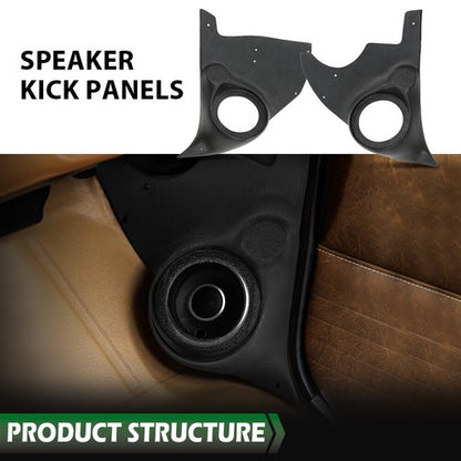Solid Spare Speaker Kick Panels Fit For 73-87 Chevy GMC Pickup Truck Jimmy Blazer Suburban