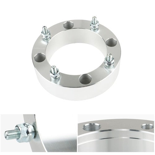 Solid Spare New For Polaris Ranger RZR Sportsman Silver 2" 4x156 Wheel Spacers 3/8"-24