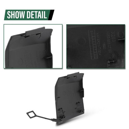 Solid Spare Fit For 16-21 Mercedes-Benz GLC300 Rear Bumper Tow Hook Eye Cover 2538850700