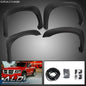 Solid Spare 4x Front Rear Fender Flares Wheel Cover Fit For 05-11 Dodge Dakota Factory Style